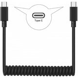 Coiled Cable USB-C to TYPE-C Fast Charger Cord - Fonus - D26