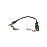 2.5mm Female to 3.5mm Male Headphone Adapter - S06