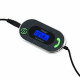 AutoScan Multi-Channel Car Audio FM Transmitter Hands-free Mic - NT-078 - Black