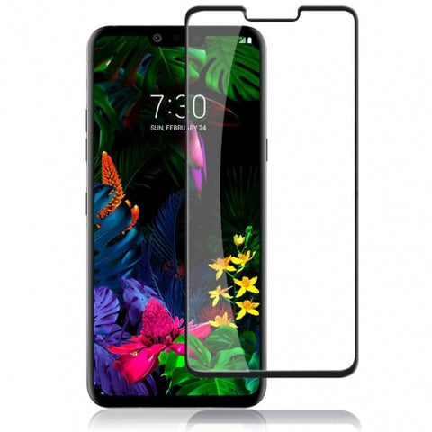 LG G8 ThinQ - Tempered Glass Screen Protector - 3D Curved - Full Cover