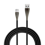 10ft Micro USB Cable Charger Cord - TPE - Black - Fonus R85
