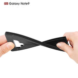 Ultra Slim TPU Leather Case Cover - Shock Absorbent - Black - Fonus V01