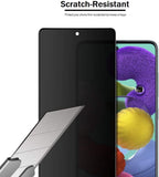 3 Pack Privacy Screen Protector. Tempered Glass Anti-Spy Anti-Peep 3D Edge Curved - ZD3T50