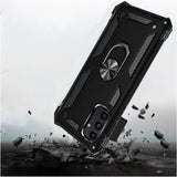 Hybrid Case Cover Metal For Magnet Kickstand Shockproof Armor Military - ZDY89