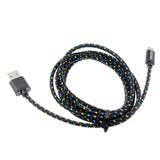 6ft USB-C Cable Charger Cord - Braided - Black - Fonus D08