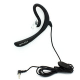 Behind The Ear Headphones Single Earphone with Microphone - Black - Fonus K57