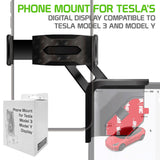 Car Mount for Tesla Model 3 and Y Only Display Phone Holder Strong Grip Dock - ZDY48