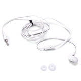 Mono Earphone 3.5mm Headphone - Flat - In-Ear - Single Earbud - White - Fonus F70
