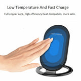 Wireless Charger 15W Fast Stand Detachable 2-Coils Charging Pad - ZDX65