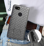 Case Holster Combo Swivel Belt Clip - Dropproof - Kickstand - Black - Fonus L41