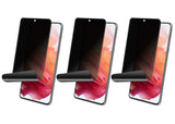 3 Pack Privacy Screen Protector TPU Film Fingerprint Works Anti-Peep Anti-Spy 3D Edge - ZD3Z24