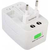 International World Travel Charger Adapter Plug 2-Port USB - M08