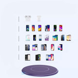 Purple 15W Wireless Charger Fast Charge Charging Pad Slim Quick Charge - ZDY88