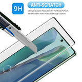3 Pack Screen Protector Tempered Glass (Fingerprint Unlock) 3D Curved Edge Full Cover HD Clear - ZD3E92
