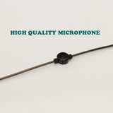Hi-fi Sound Headphones 3.5mm Earphones -Metal Earbuds - Rhinestone - Black - Fonus G70