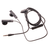 HTC Original Earphones 3.5mm Headphones Wired Earbuds - 36H00880-04M - Black