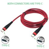 6ft PD Cable Type-C to USB-C Charger Cord Power Wire Sync