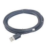10ft Micro USB Cable Charger Cord - TPE - Black - Fonus F31