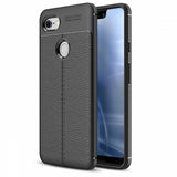 Ultra Slim TPU Leather Case Cover - Shock Absorbent - Black - Fonus V04