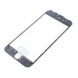 Outer Front Glass Lens Replacement with Bezel Frame for iPhone 6S - Black - L50