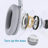 Wireless Headphones Foldable Headset w Mic Hands-free Earphones - ZDCM4