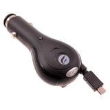 Retractable Car Charger Extra USB Port - MicroUSB - Fonus C01