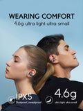 Wireless Ear-Clip TWS Earphones Bluetooth Earbuds Bone Conduction Headphones True Stereo Charging Case Hands-free Mic - ZDZ30