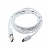 2-Port USB Charger 6ft Long Cable Power Cord DC Socket Adapter Micro-USB Wire - ZDA90