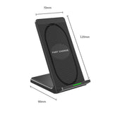 Wireless Charger 10W Fast Stand Detachable 2-Coils Charging Pad - ZDZ40