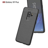 Ultra Slim TPU Leather Case Cover - Shock Absorbent - Black - Fonus V02