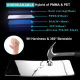 Belt Clip Case and 3 Pack Screen Protector Swivel Holster Tempered Glass Kickstand Cover Matte 3D - ZDM90+3R63