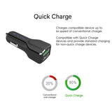 4-in-1 Home Car Charger Set with Two 6ft Cables - Micro USB - Fonus K14