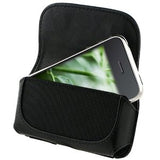 Leather Case Belt Clip Holster Cover - LCASE03 - Black - B03