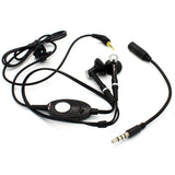 Verizon 2.5mm Earphones with 3.5mm Headphones Adapter - Black