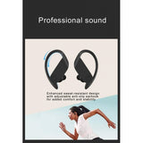 TWS Wireless Earphones Behind the Ear Buds - Black - L86