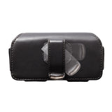 Leather Case Belt Clip Swivel Holster Cover - LCASE15 - Black - C74