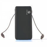 10000mAh Power Bank Portable Charger - Built-in Cables - Fonus M35