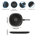 Ultra Slim Wireless Charger Fast Charging Pad - Non-Slip - Fonus R86