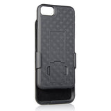 Case Holster Combo Swivel Belt Clip - Dropproof - Kickstand - Black - Fonus J60