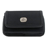 Case Belt Clip Canvas Rugged Holster Cover - LCASE38 - Black - M22