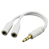 Headphones Audio Jack Splitter Adapter 3.5mm - F85