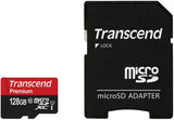 128GB Memory Card Transcend High Speed MicroSD Class 10 MicroSDXC