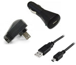 3-in-1 Home Car Charger USB Retractable Cable