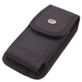 Case Belt Clip Canvas Rugged Holster - Vertical Cover - LCASE43 - Black - J23