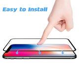 iPhone XR/11 - Anti-glare Screen Protector Tempered Glass - Full Cover - Fingerprint Resistant