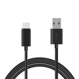 6ft USB-C Cable Charger Power Cord - TPE - Black - Fonus A01 293-1