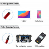 Red Stylus Capacitive and Resistive Pen Touch Compact Lightweight