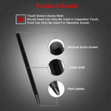 Stylus Capacitive and Resistive Pen Touch Compact Lightweight