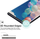 3 Pack Screen Protector Tempered Glass (Fingerprint Unlock) 3D Curved Edge Full Cover HD Clear - ZD3T37