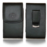 Leather Case Belt Clip Holster - Vertical Cover - LCASE46 - Black - D71